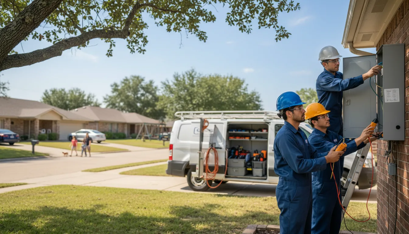 Certified electrician providing emergency electrical services in Valmy, NV